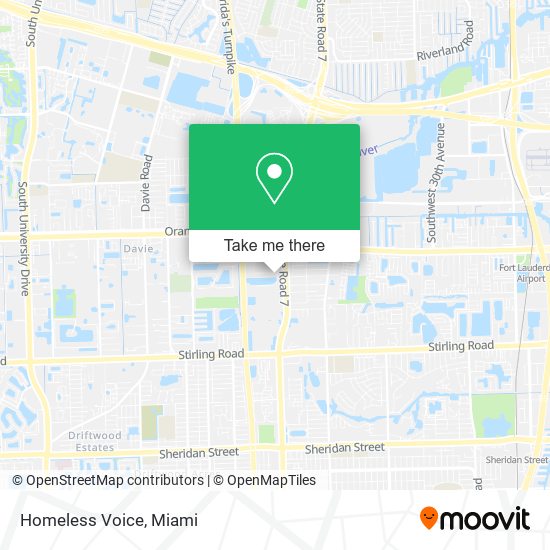 Mapa de Homeless Voice