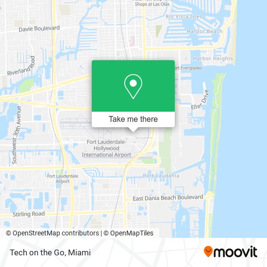 Tech on the Go map