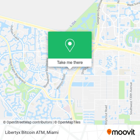 Libertyx Bitcoin ATM map