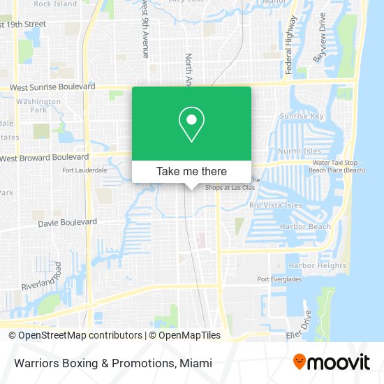 Warriors Boxing & Promotions map