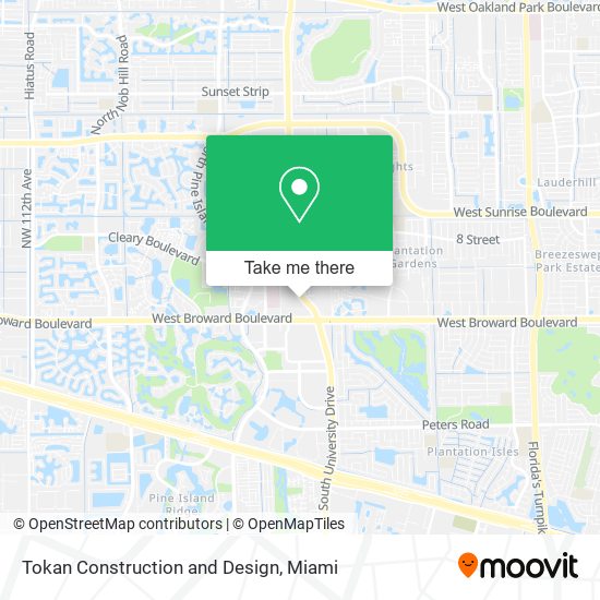 Tokan Construction and Design map