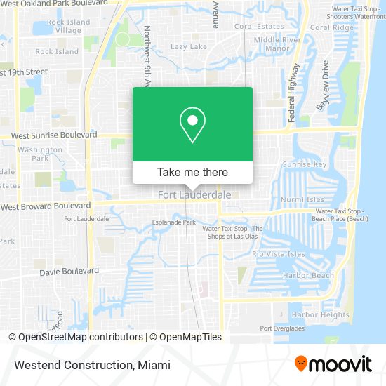 Westend Construction map