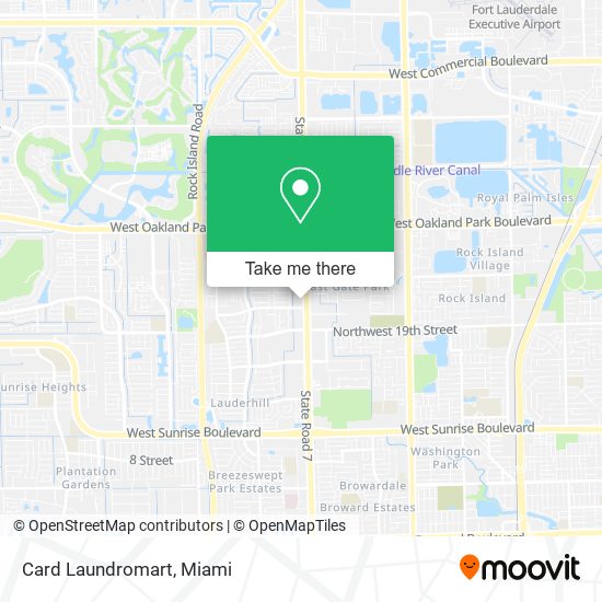 Card Laundromart map