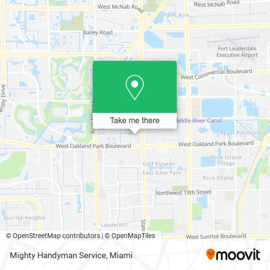 Mapa de Mighty Handyman Service