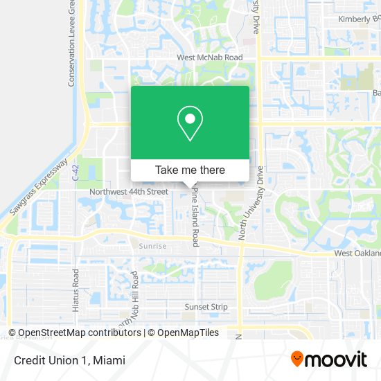 Credit Union 1 map