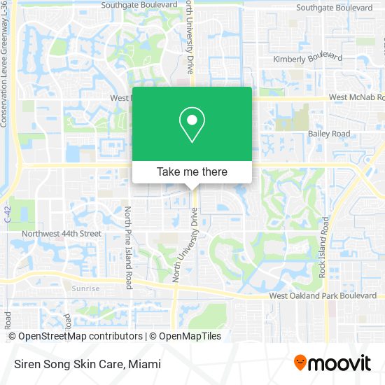 Siren Song Skin Care map