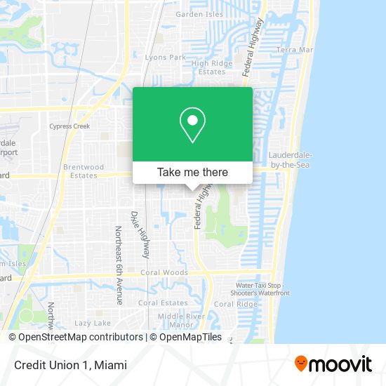 Credit Union 1 map