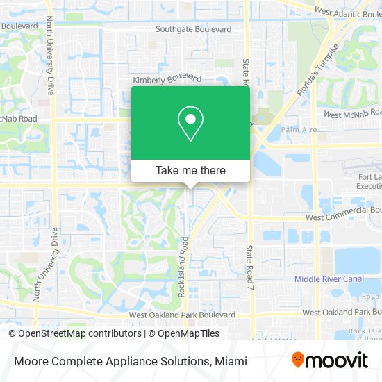 Mapa de Moore Complete Appliance Solutions