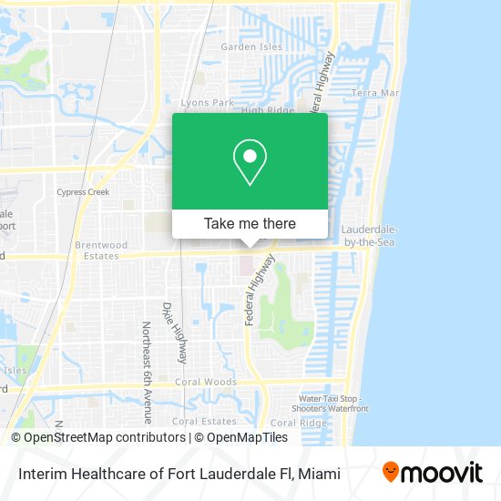 Mapa de Interim Healthcare of Fort Lauderdale Fl