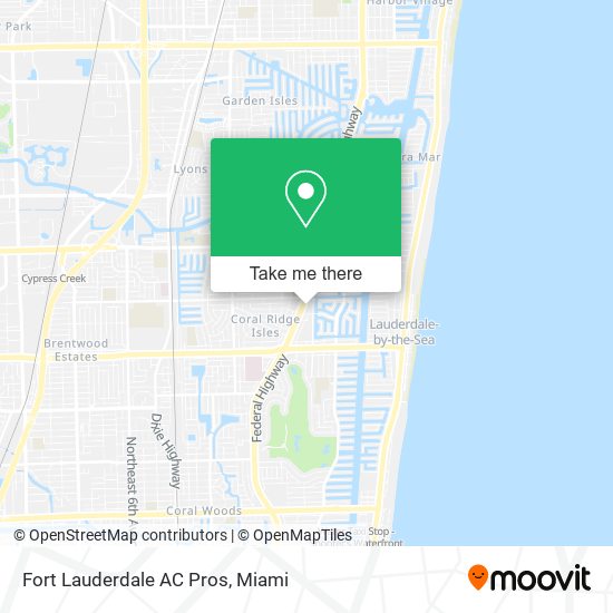 Fort Lauderdale AC Pros map