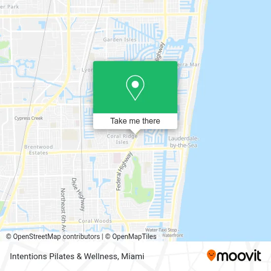 Intentions Pilates & Wellness map