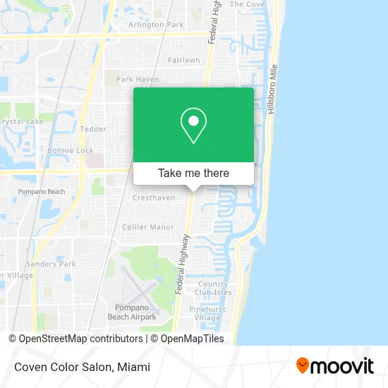 Coven Color Salon map