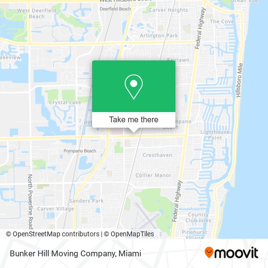 Bunker Hill Moving Company map