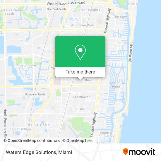 Waters Edge Solutions map