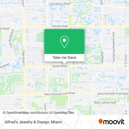 Alfred's Jewelry & Design map