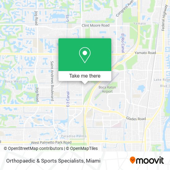 Orthopaedic & Sports Specialists map