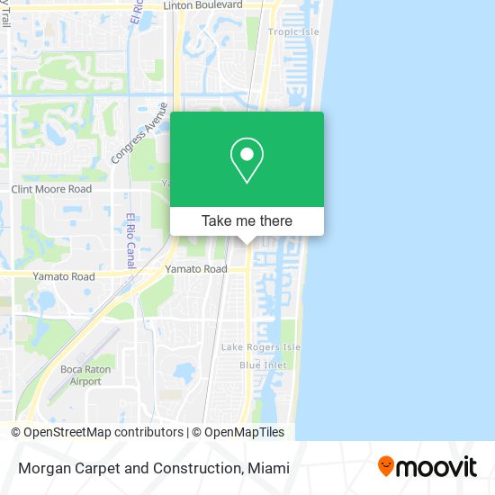 Morgan Carpet and Construction map