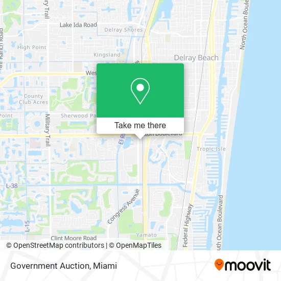 Government Auction map