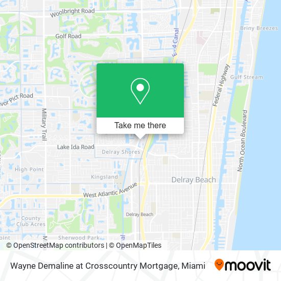 Wayne Demaline at Crosscountry Mortgage map