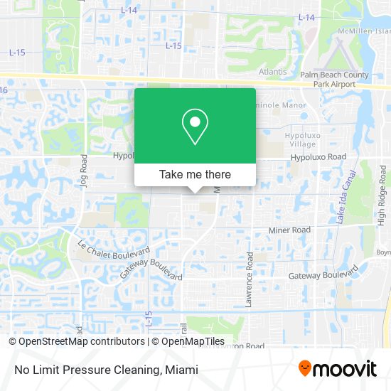 Mapa de No Limit Pressure Cleaning