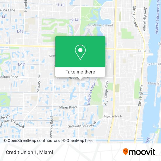 Credit Union 1 map