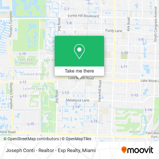 Joseph Conti - Realtor - Exp Realty map