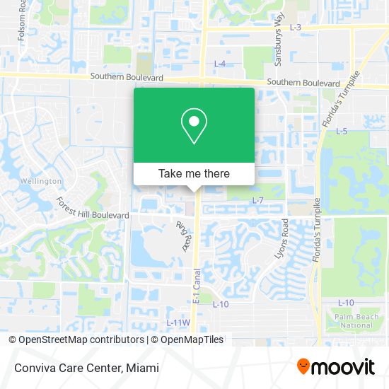 Conviva Care Center map