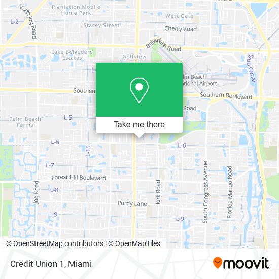 Credit Union 1 map