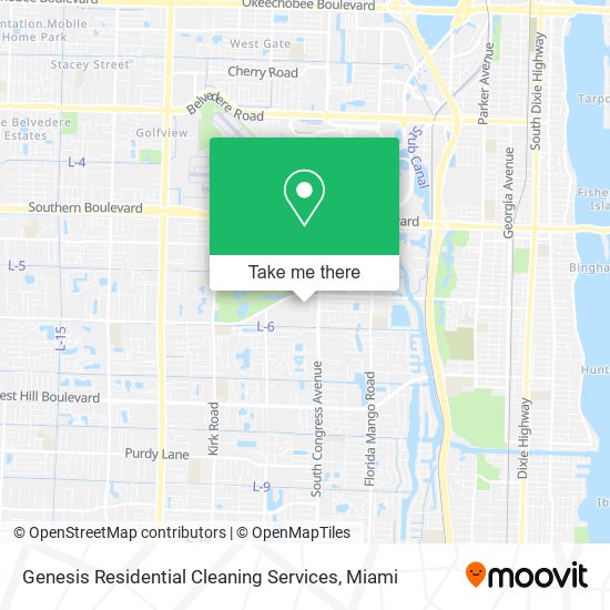 Mapa de Genesis Residential Cleaning Services