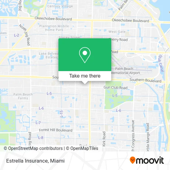 Estrella Insurance map