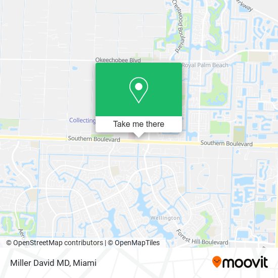 Miller David MD map