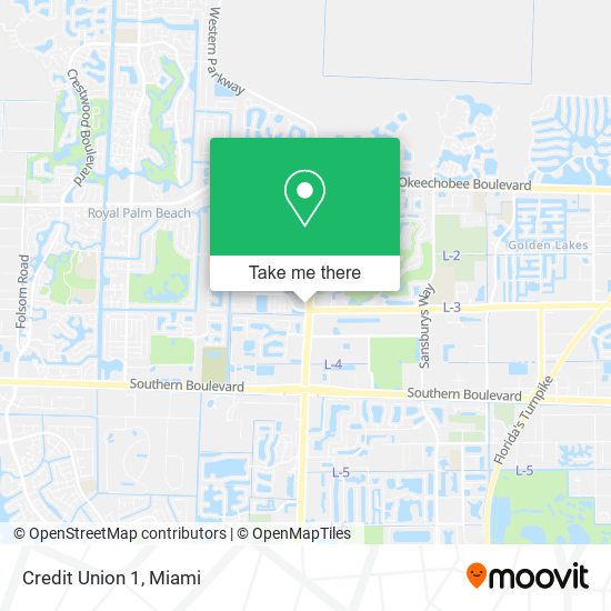 Credit Union 1 map