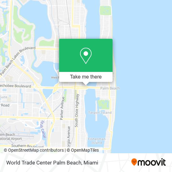 ¿Cómo llegar a World Trade Center Palm Beach en West Palm Beach en