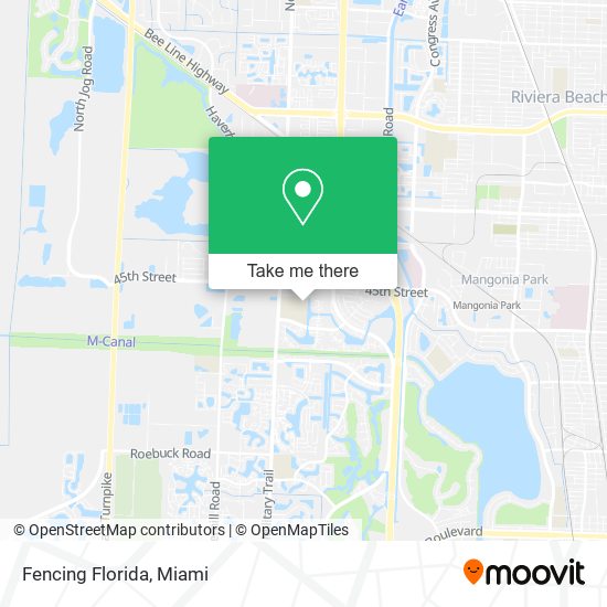 Mapa de Fencing Florida