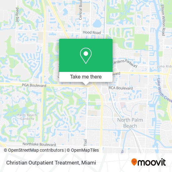 Mapa de Christian Outpatient Treatment