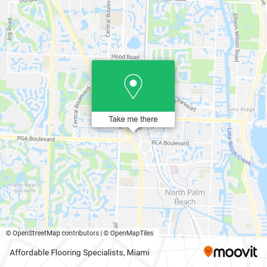 Affordable Flooring Specialists map