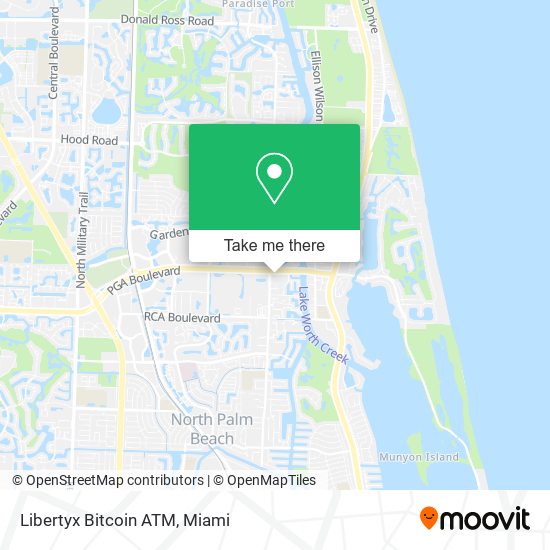 Libertyx Bitcoin ATM map