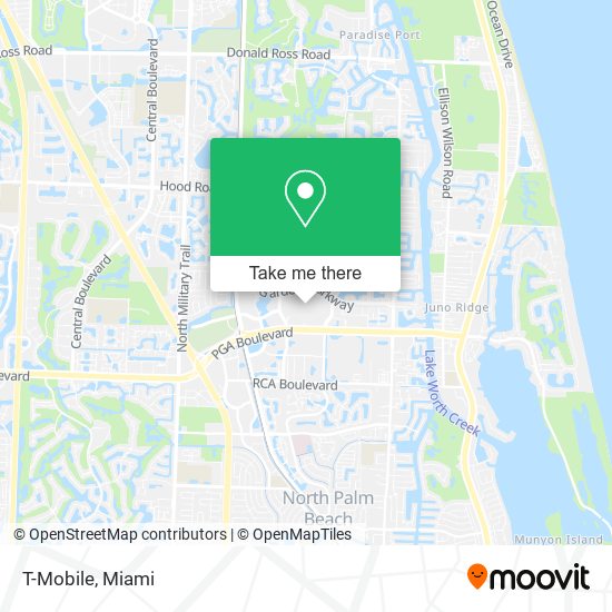 T-Mobile map