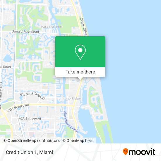 Credit Union 1 map