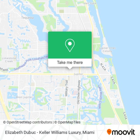 Elizabeth Dubuc - Keller Williams Luxury map