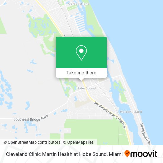 Cleveland Clinic Martin Health at Hobe Sound map