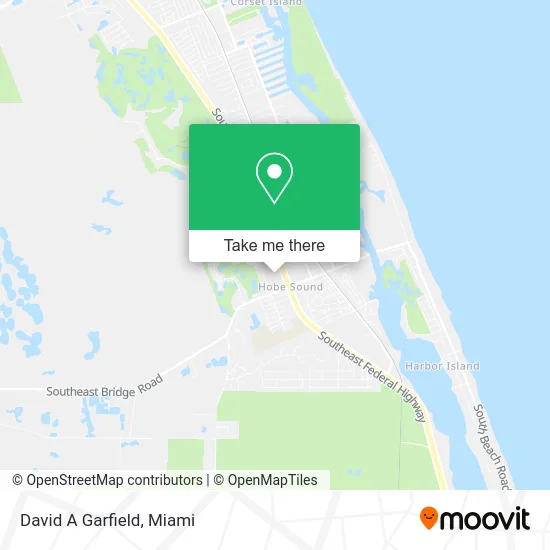 David A Garfield map