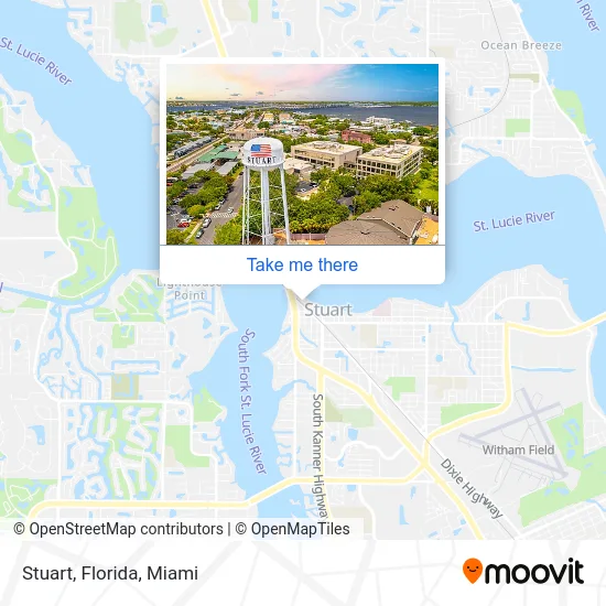 Stuart, Florida map