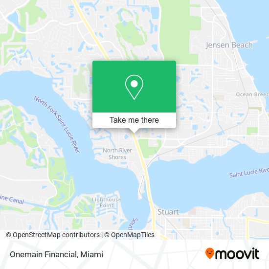 Onemain Financial map