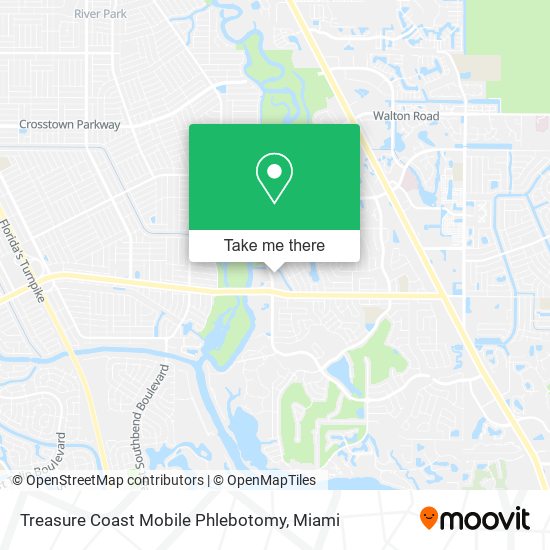 Mapa de Treasure Coast Mobile Phlebotomy