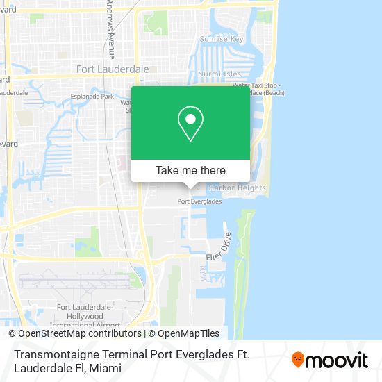 Transmontaigne Terminal Port Everglades Ft. Lauderdale Fl map