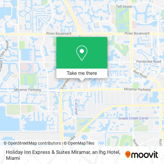 Mapa de Holiday Inn Express & Suites Miramar, an Ihg Hotel