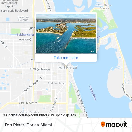 Mapa de Fort Pierce, Florida