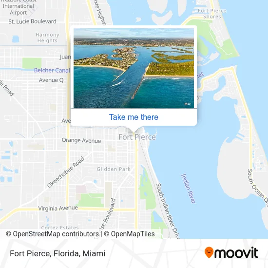 Fort Pierce, Florida map