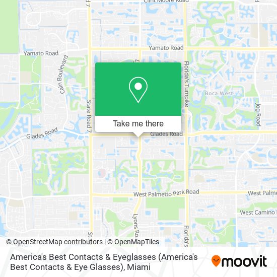 America's Best Contacts & Eyeglasses (America's Best Contacts & Eye Glasses) map